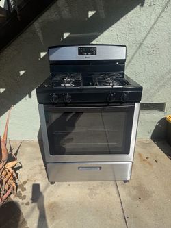 Amana by whirlpool Stainless Steel Gas Range Stove ESTUFA