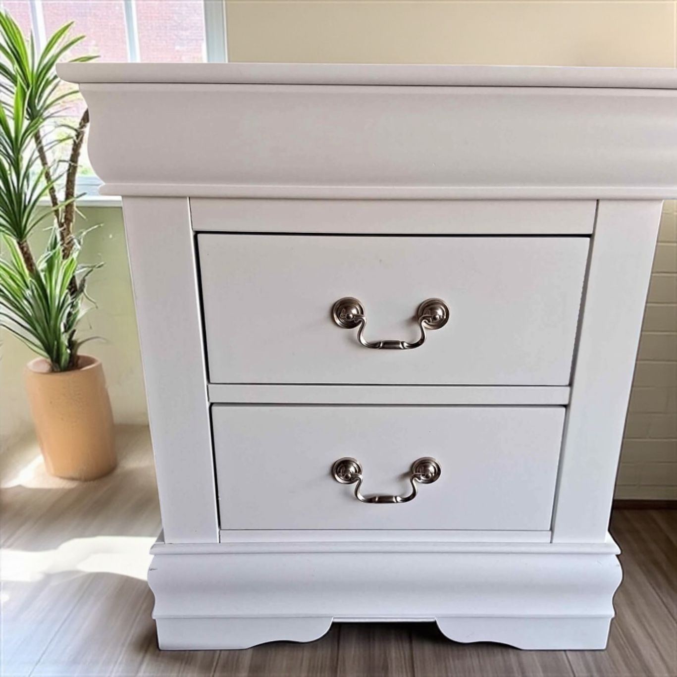 Set Of Two Refinished Bedside Tables