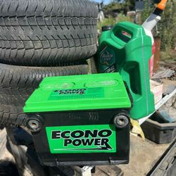 In Good Condition Econo Power Side Post Car Battery 100% Charge
