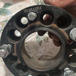 Spacers Were Used On A Jeep Wrangler 2017