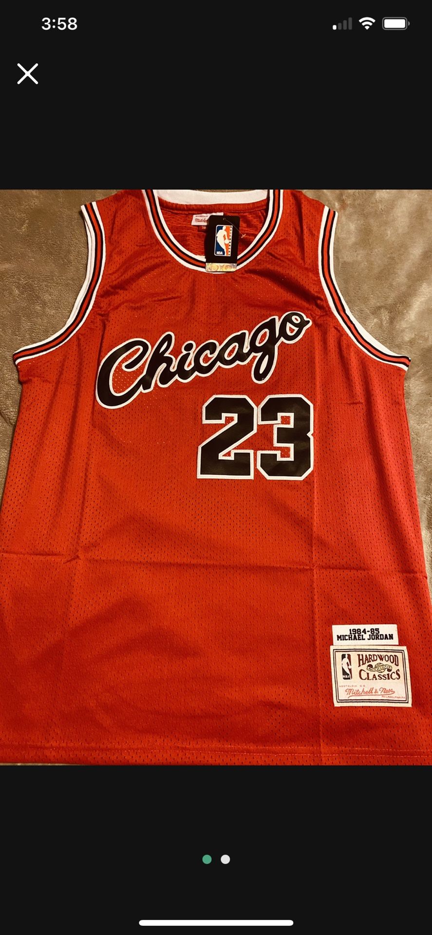 Old School Jordan 23 Jersey Red. XL