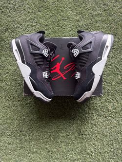 Jordan 4 Black Canvas