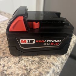 Milwaukee M18- 5.0 Battery