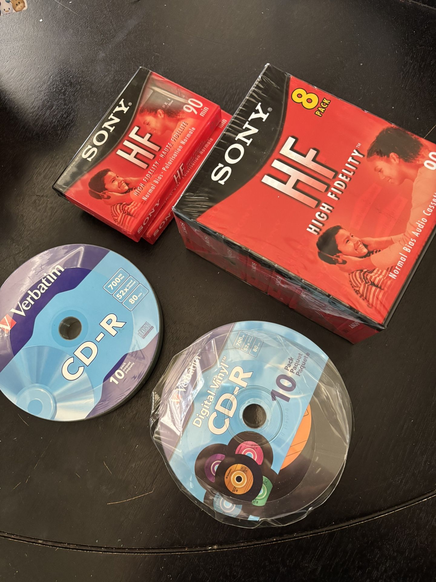 BRAND NEW Blank Audio Cassettes & Blank CDs