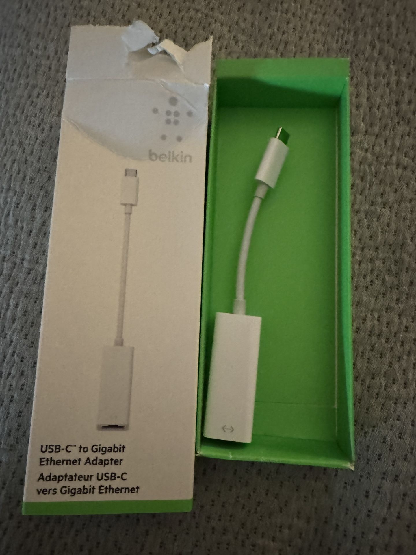 USB-C to Gigabit Ethernet Adapter (Belkin)