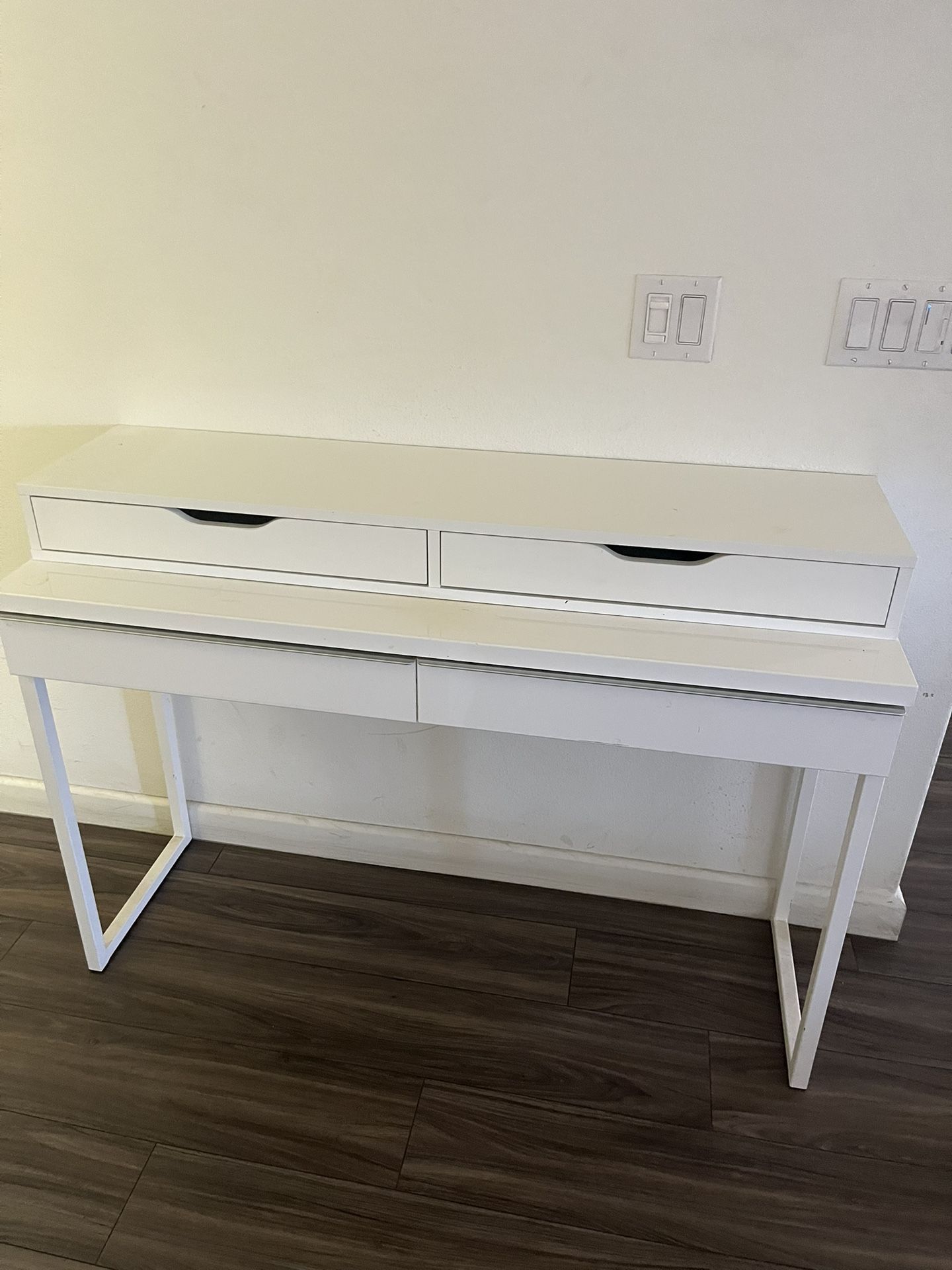White Vanity And Desk/Vanity