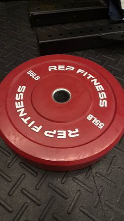 Bumper plate 55 pounds