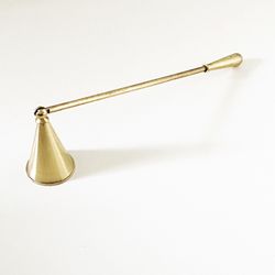 Vintage Polished Brass Candle Snuffer