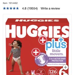 Huggies Size 6 Brand New 