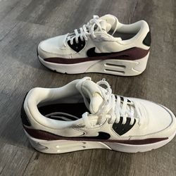 Nike Air Max 90 LV8 “Sail / Night Maroon” Women’s Size 9 – Clean, Stylish Colorway