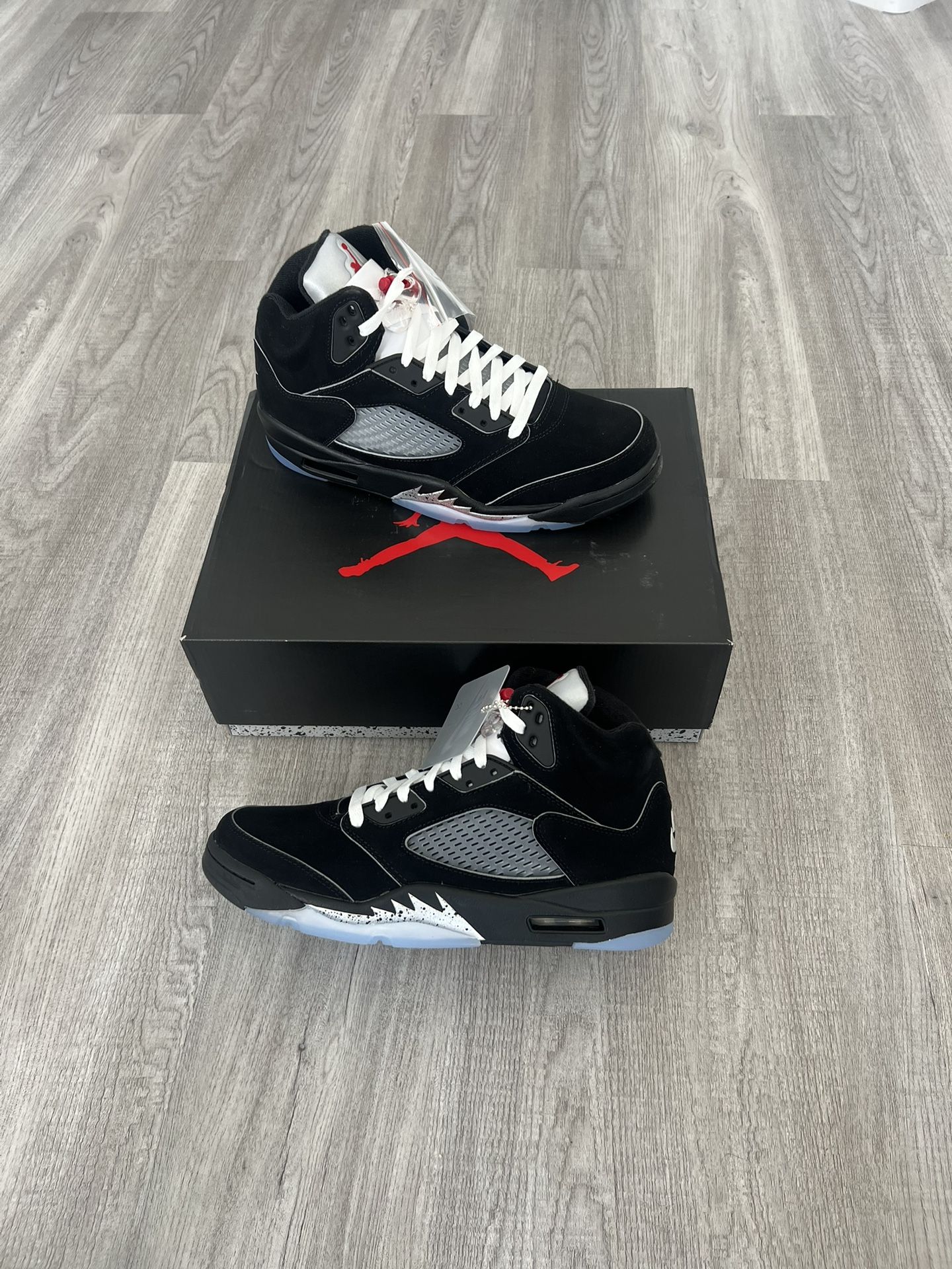 Jordan 5 Black Metallic Reimagined Men 9.5 New