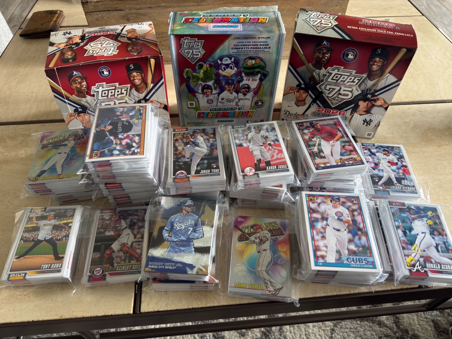 🔥 HUGE 2026 Topps Baseball Lot — 500+ Cards | Series 1 + Celebration | Inserts, Stars, Parallels