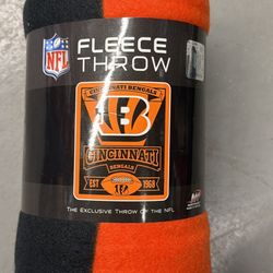 Cincinnati Bengals Fleece Blanket