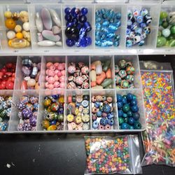 Unique Jewelry Crafting Beads Lot #2