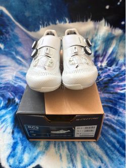 Shimano S-Phyre RC9 SH-RC902 Wide Dial Road Cycling Shoes White/Black EU 42.5