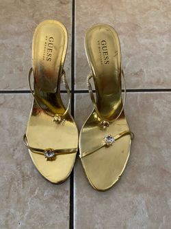 Guess by Marciano gold heel