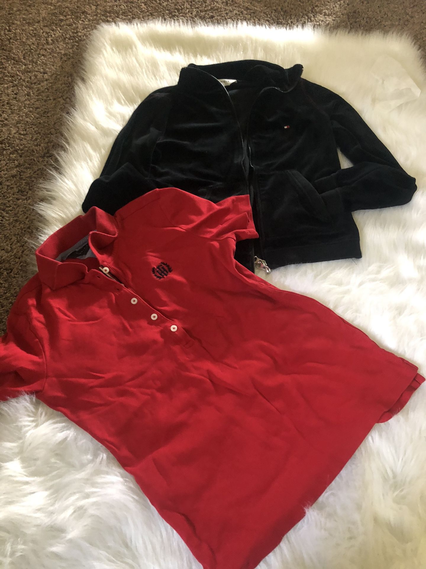 Tommy Hilfiger sweater and shirt size s