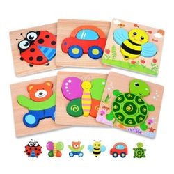Bekayshad Wooden Puzzles Set Of 5- In Great Condition!