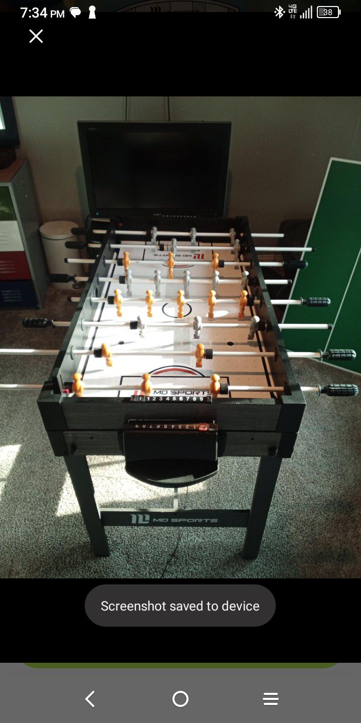4-1 MD Sports Table (Includes Foosball, Air Hockey, Ping Pong, Basketball)