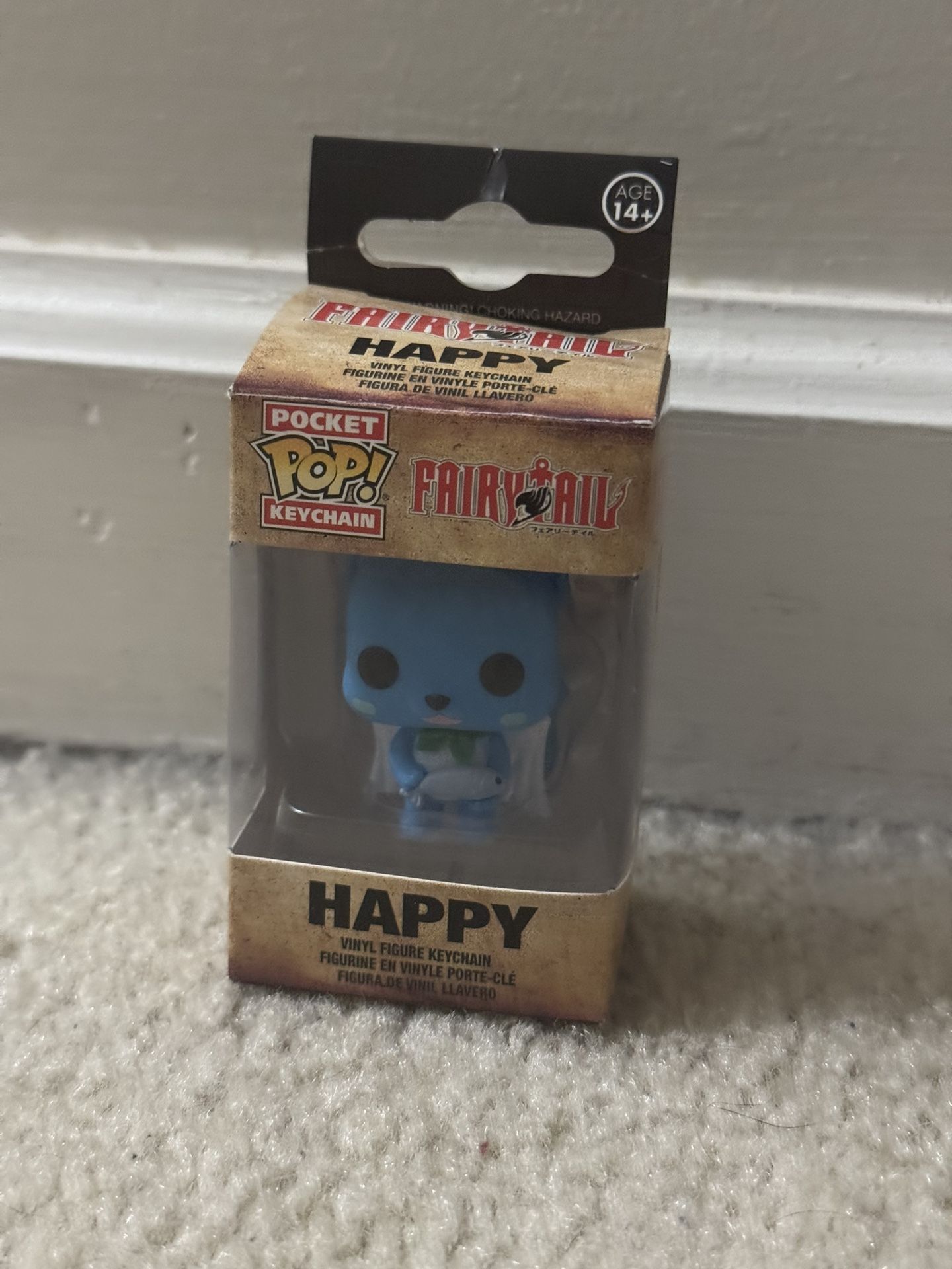 FairyTail Anime Happy The Cat Funko Pop Keychain Vaulted/Retired