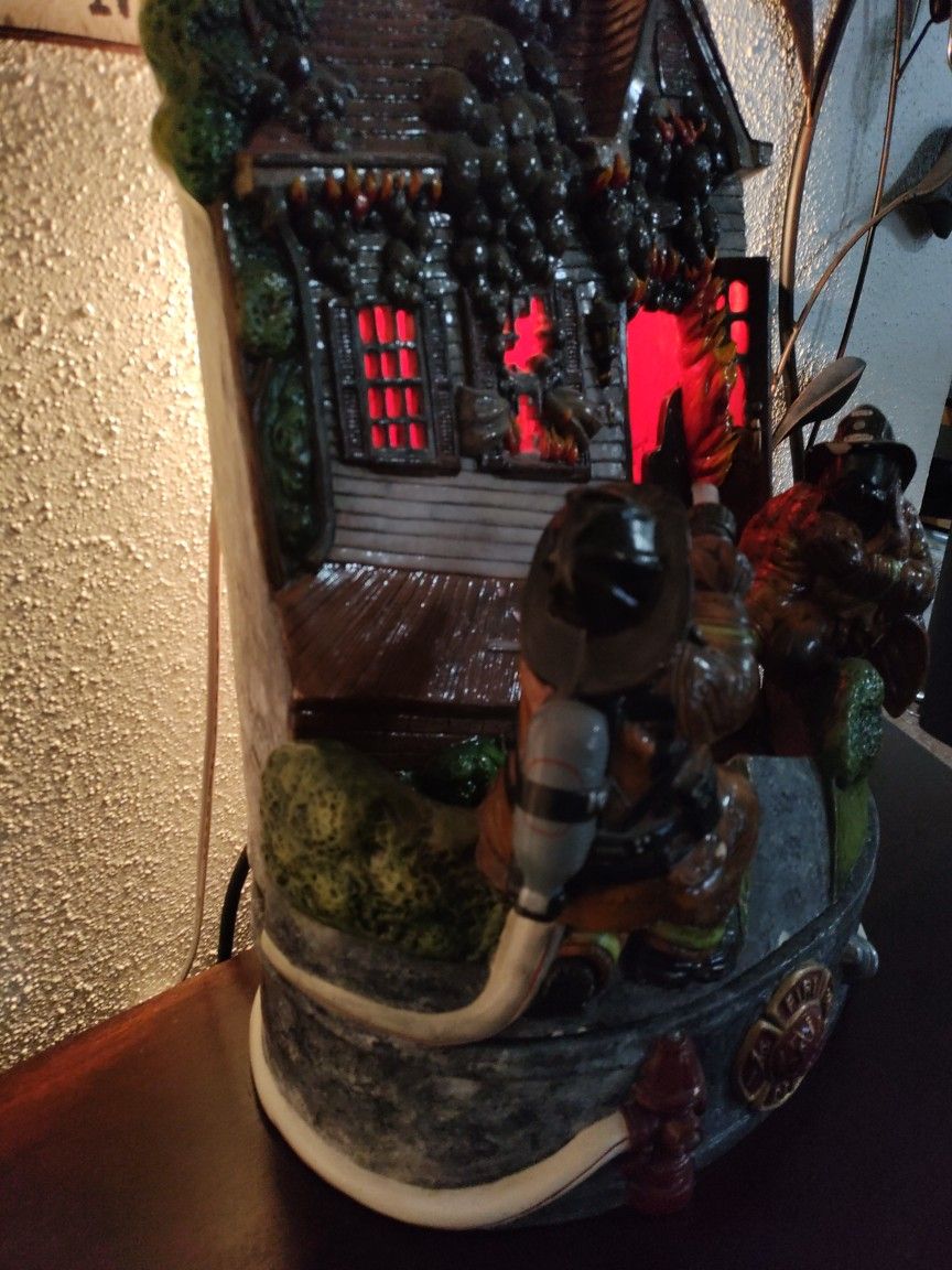 Firefighter Water Fountain