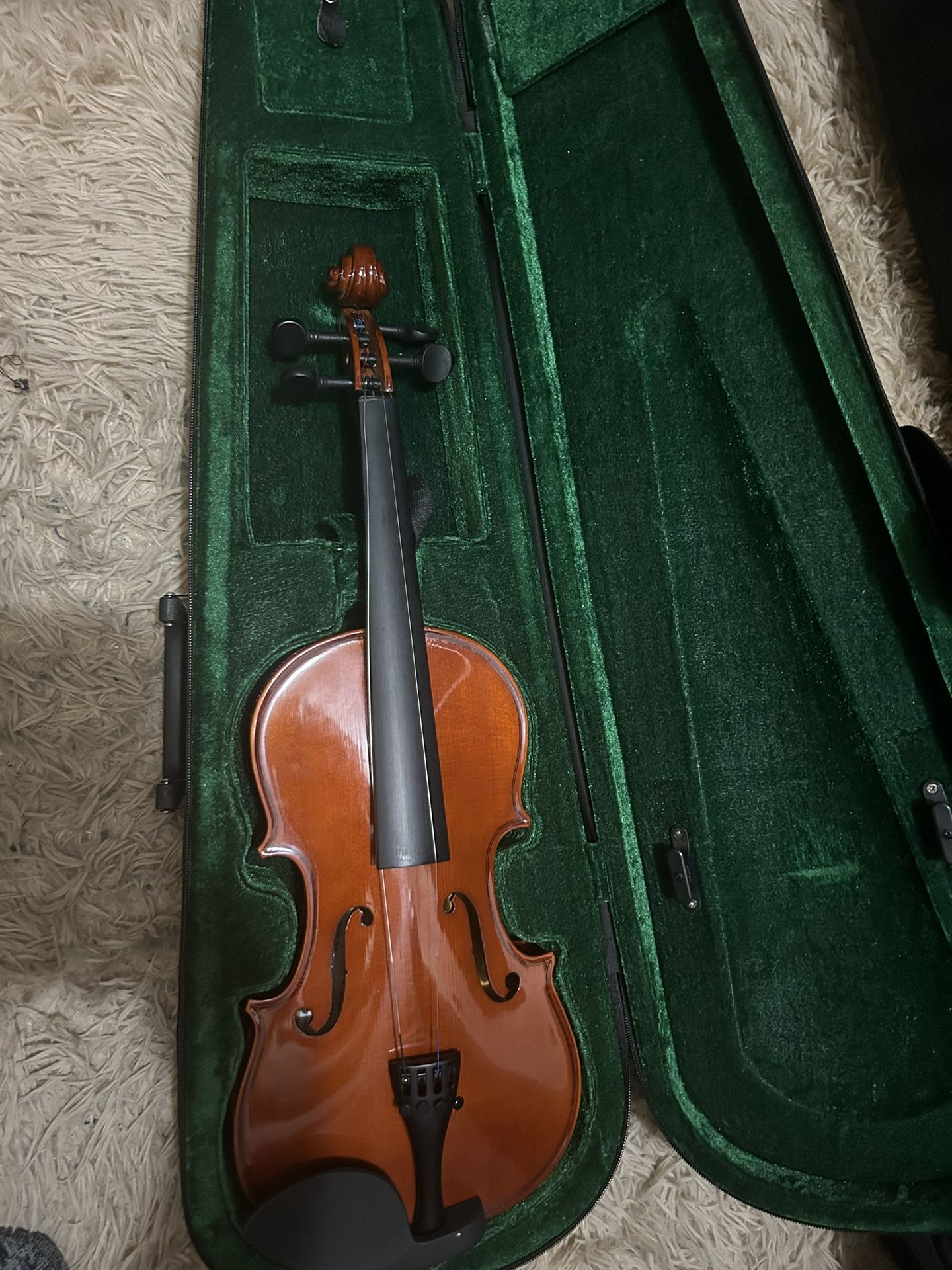 Vintage Violin (With Green Velvet Case)
