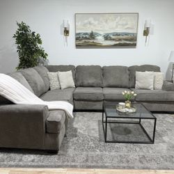Grey Ashley’s Sectional Couch  - Delivery Available 
