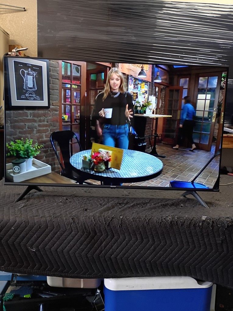 50 Inch Android Hisense 4k Smart Beautiful Tv Comes With Remote Control Shows Great Quality Clear Picture Works Fantastic Guaranteed 