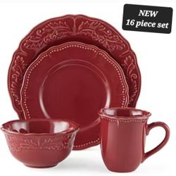 BRAND NEW GORGEOUS 4 PLACE SETTING DINNERWARE 