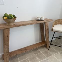 Console/Bar Table  (Solid Wood) 