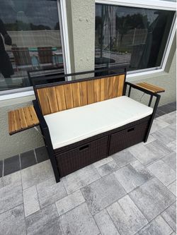 Outdoor Storage Bench NEW