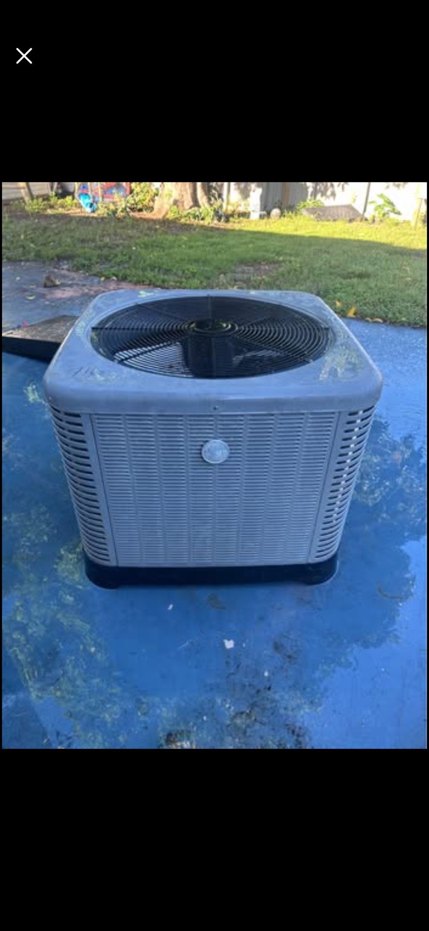 RHEEM 2 ton shorty ac unit used/perfect