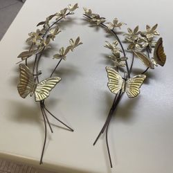 Brass Butterflies Wall Decor for Sale in Mesa, AZ - OfferUp