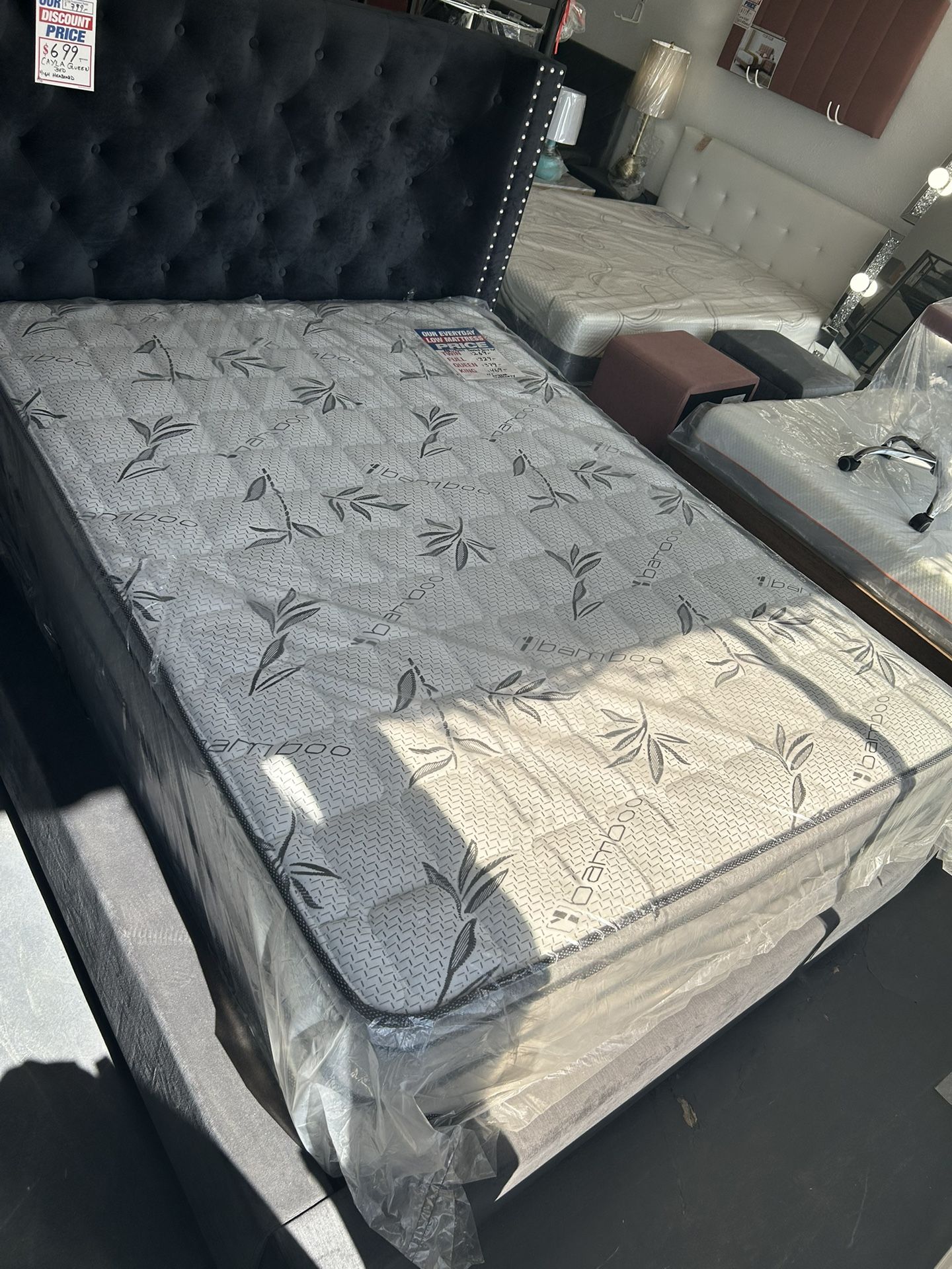 Queen Size Double Pillow Top Euro Mattress