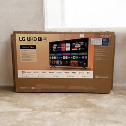 50 “ LG smart 4K UHD HDR 2025 model tv