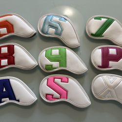 Golf Iron Head Covers Golf Club Headcover Magnetic 9 Pieces