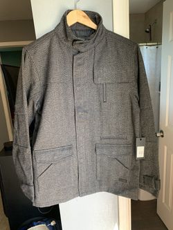 Krew black Patt coat!!!! Retails for $95