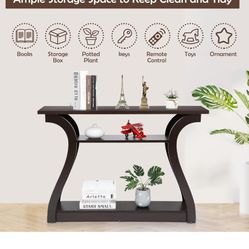 Console Table Brown 