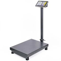 700 lbs. 20” Heavy Duty Battery Foldable Weight Computing Digital Floor Postal Warehouse Scale Large Platform