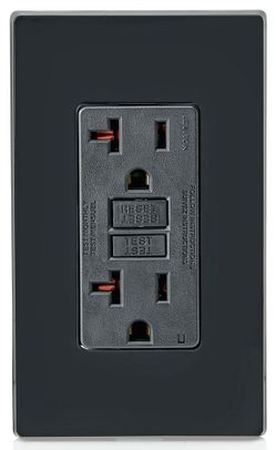 Leviton GFNT2-E 20A 125V Receptacle Black