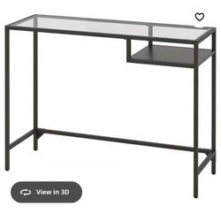 Beautiful  IKEA LAPTOP DESK BLACK/GLASS $30 OBO