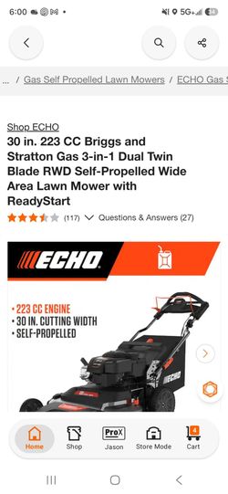 ECHO 30 in. Self-Propelled Gas Lawn Mower
