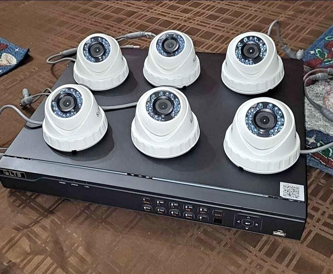 6 CCTV Security Cameras With Recorder ❗️INSTALLED❗️INSTALADAS 💯