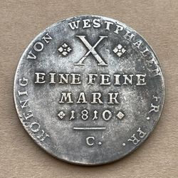 Coin 10 Mark 1810  Napoleon 