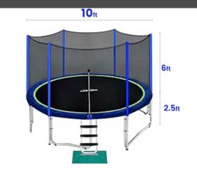 Free 10 ft trampoline