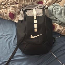 Nike Elite Backpack Grey And Black 