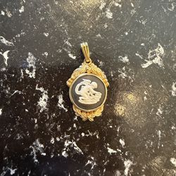 Vintage Wedgewood Cupid Jasper pendant