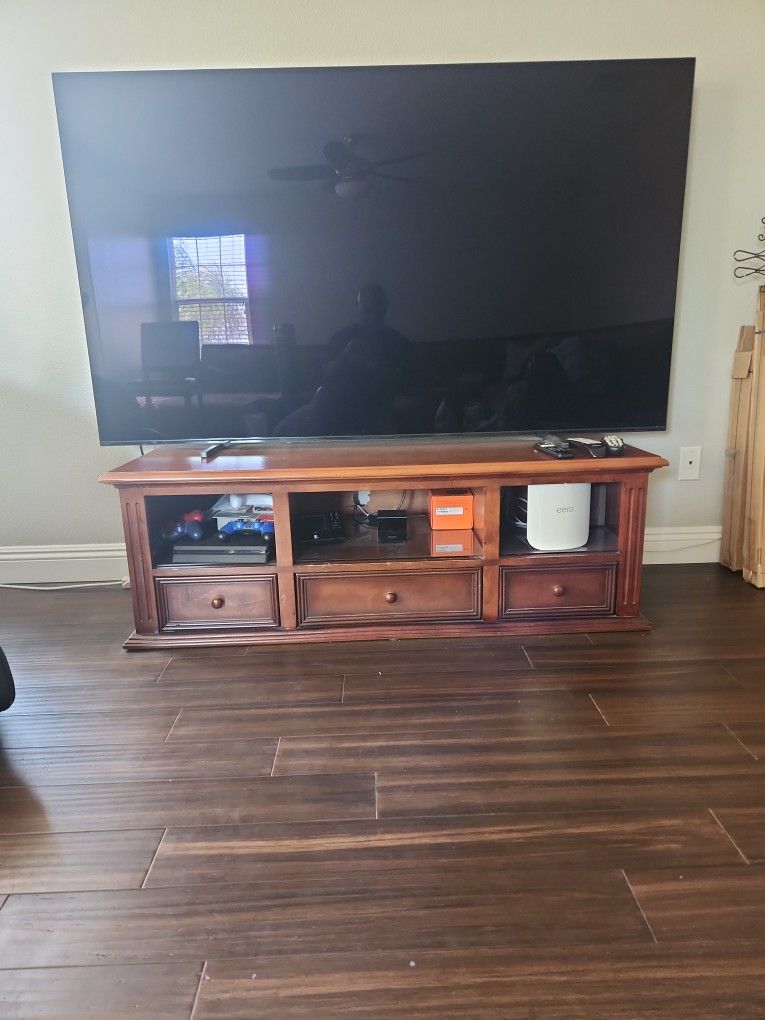 Wood TV Stand