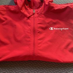 Men’s Red Champion Windbreaker 