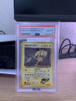 Japanese Rockets Zapdos PSA 10
